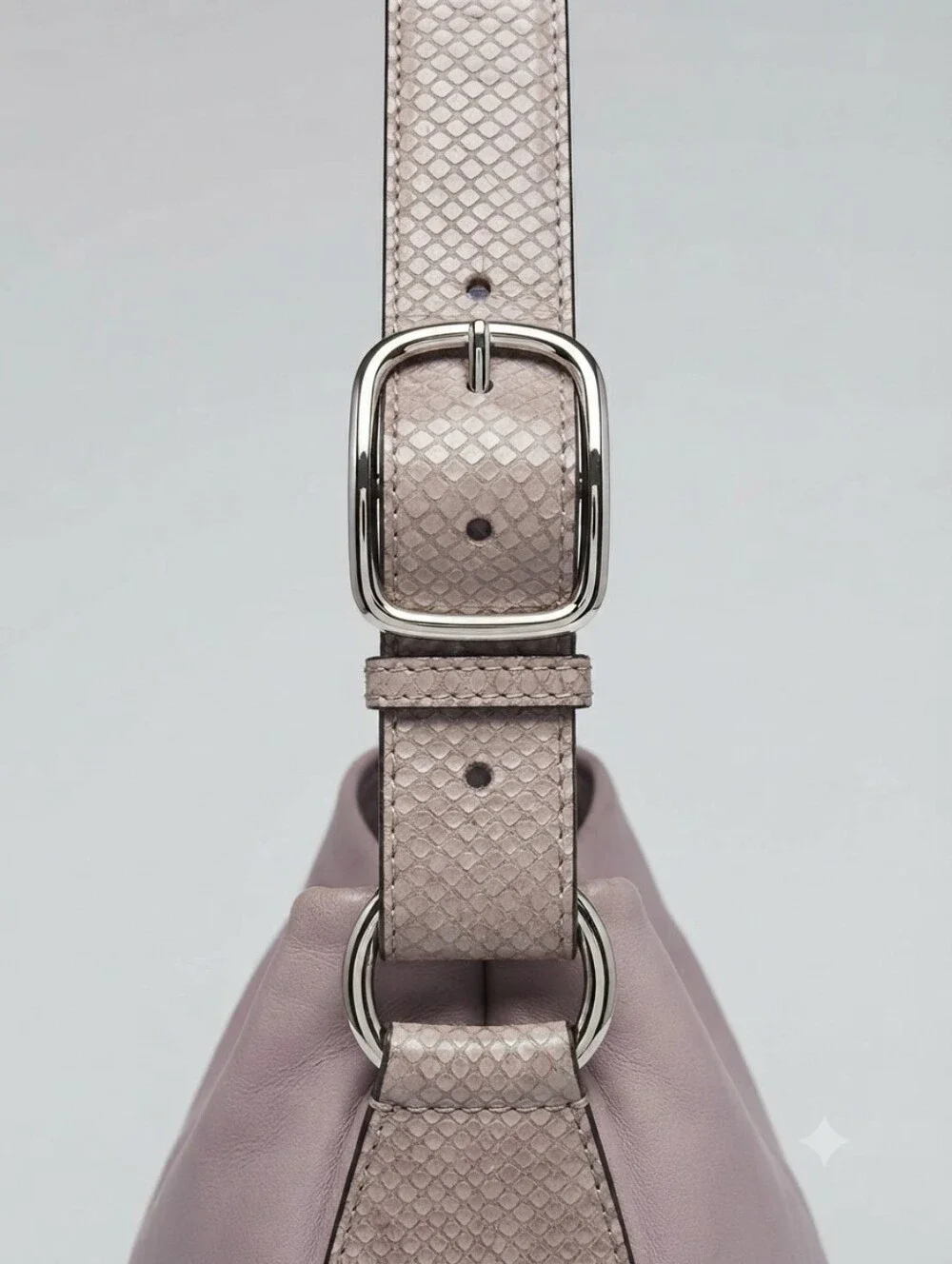 Title:🚨 RARE Pastel Lilac Coach Penelope Trimmed Hobo Bag w/ Snake Accent 🚨